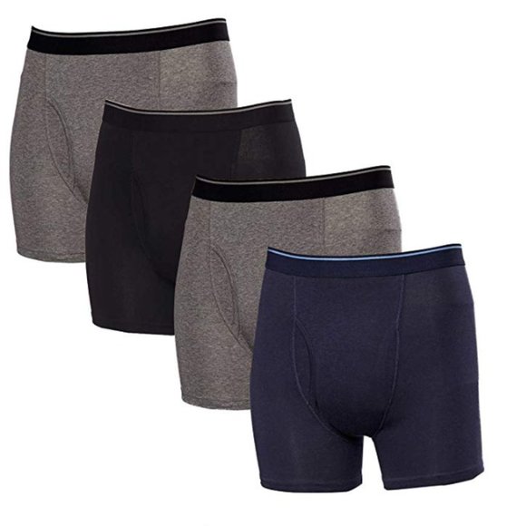 Kirkland Signature Underwear & Socks New Kirkland Signature 4 Pack Stretch Boxer Briefs